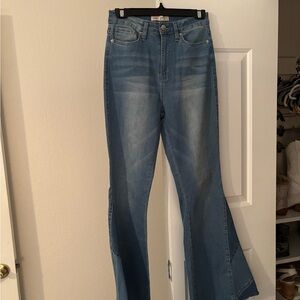 Women's Blue Flared Jeans
